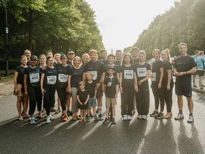 med-plast Team beim Firmenlauf